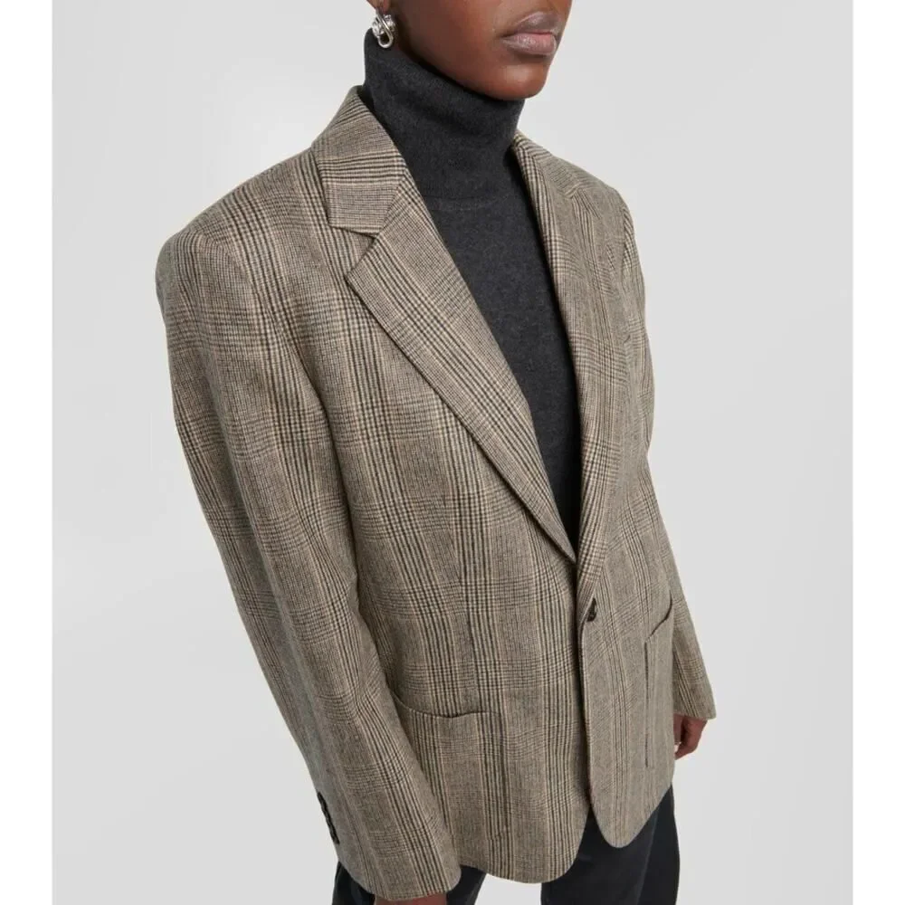 Nili lotan gael boyfriend wool cashmere jacket fatigue US2 - Picture 3 of 10